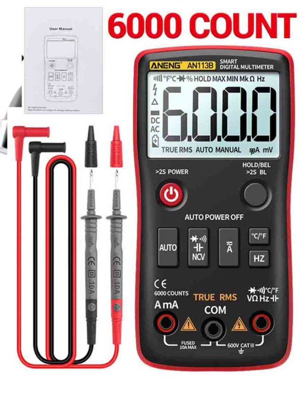 ANENG Q1 Digital Multimeter True RMS Professional Multimeter