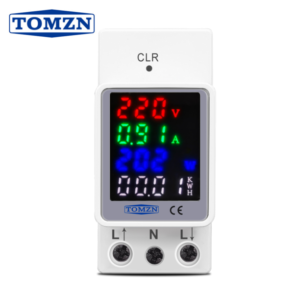 4IN1 TOMZN Voltage Current KWH Electric energy monitor meter