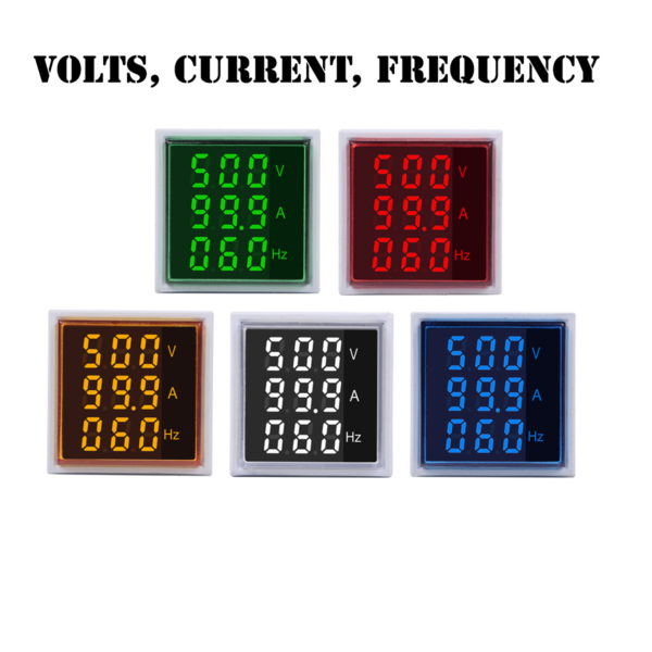 Digital Voltmeter Ammeter Frequency Meter