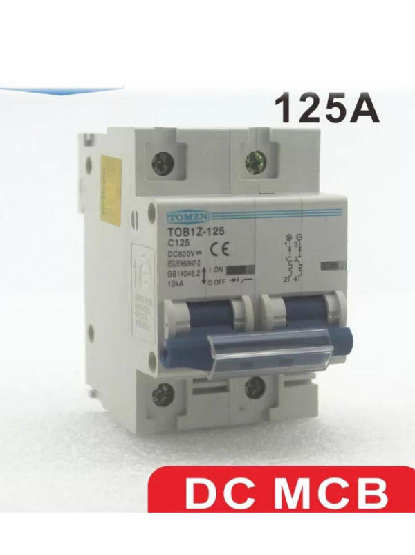 DC MCB 600V 100A Circuit breaker FOR PV System Battery Main Switch