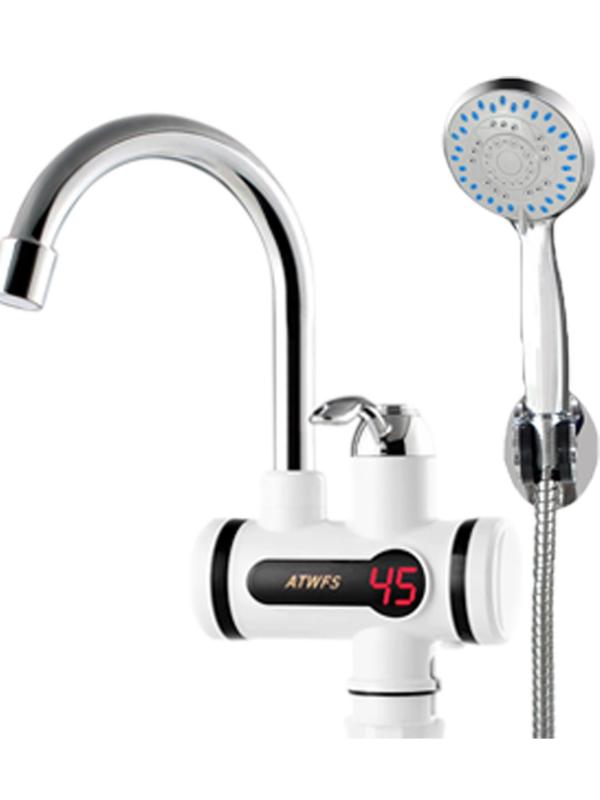 Instant water heater with hot water shower