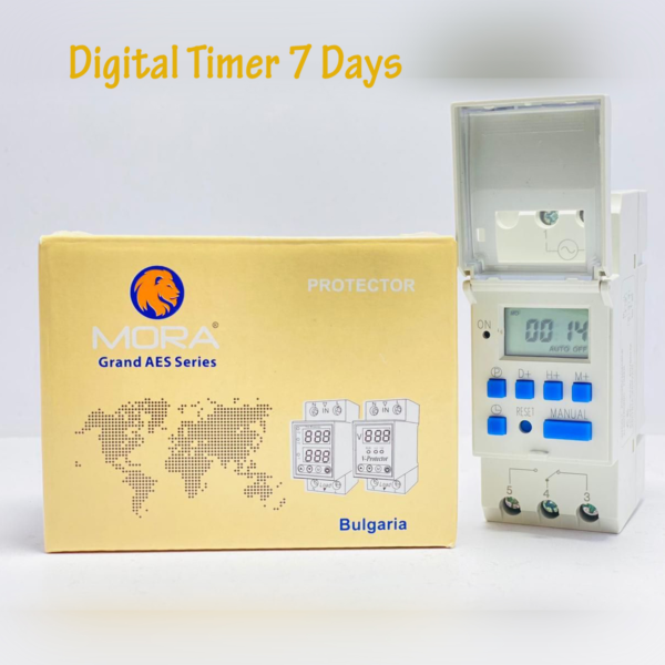 Mora Weekly 7 Days Programmable Digital TIME SWITCH