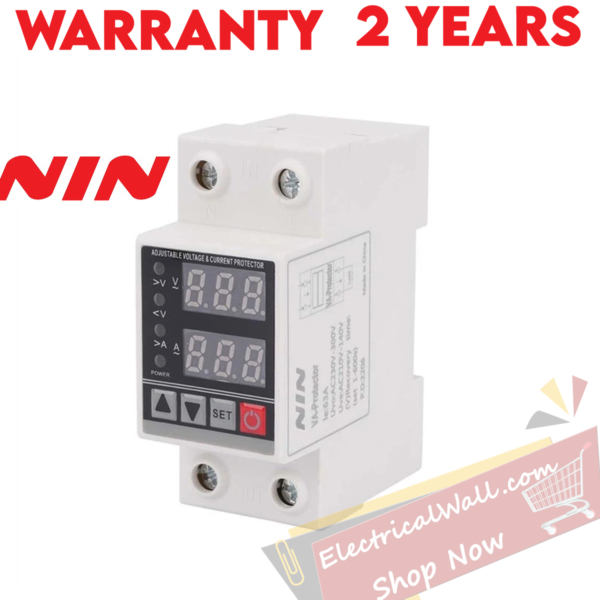 Over Under Voltage Current Protector 63A