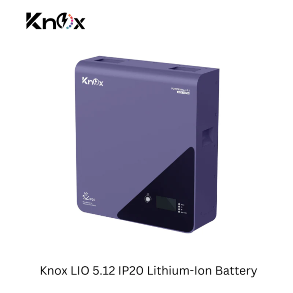 Knox LIO 5.12 IP20 Lithium-Ion Battery – 5.12 KWh Scalable Energy Storage Solution