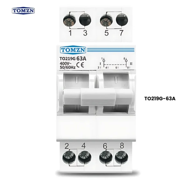 TO219G-63A 2P AC MTS | Dual Power Manual Transfer