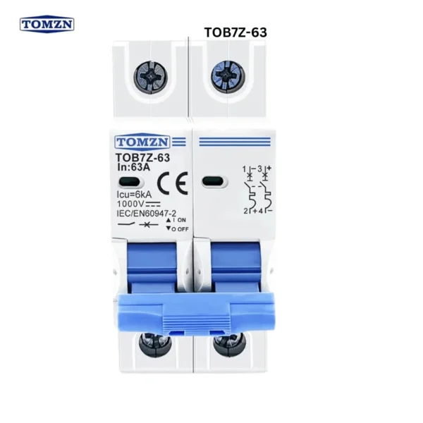 TOB7Z-63 | 2P DC 1000V Circuit Breaker