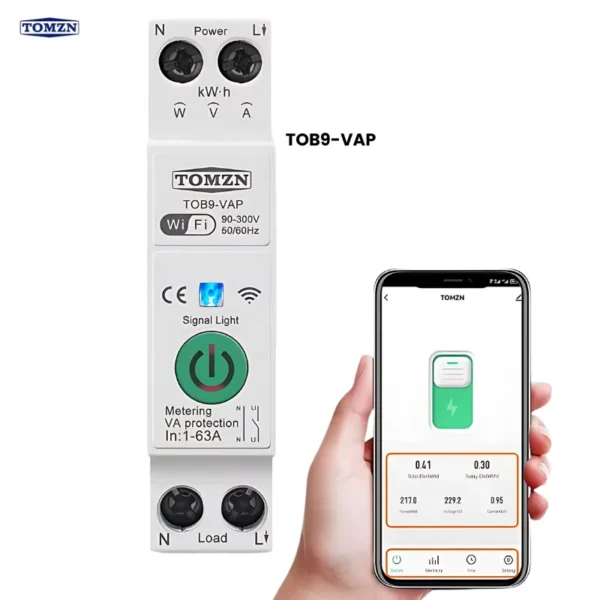 TOB9-VAP | Tomzn wifi Breaker